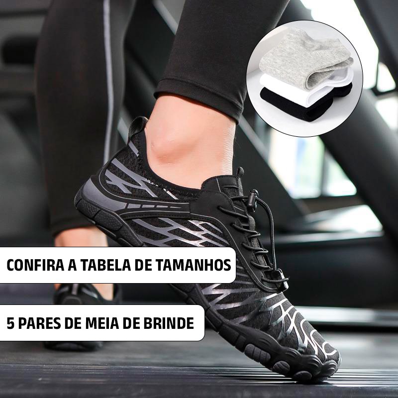 Tênis Elastic 2.0 Ortopédico treino academia caminhada