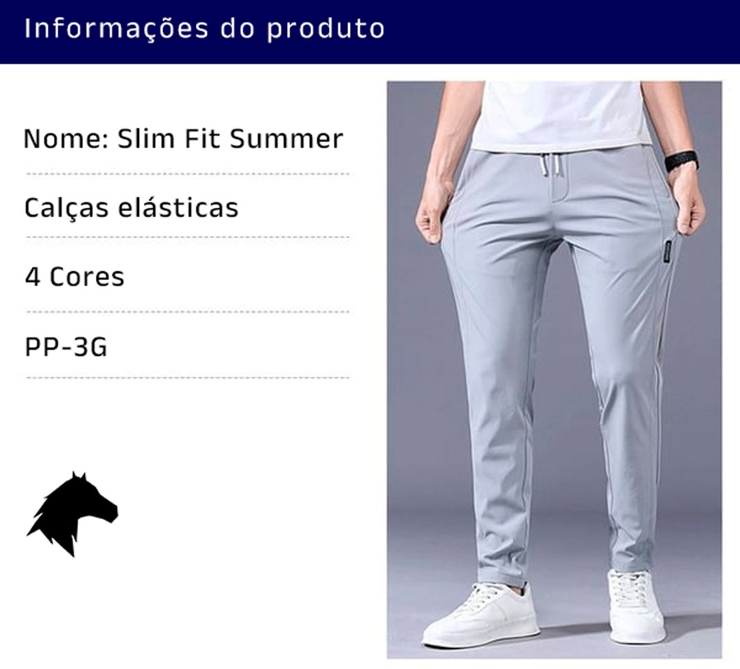 Calça Masculina Slim Fit 'Summer'