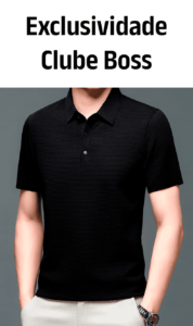 Camisa Polo de Algodão Premium Suíço - Clube Boss