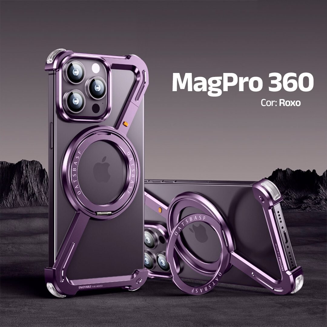 MagPro 360 - Capinha iPhone Ultra Futurista - Clube Boss