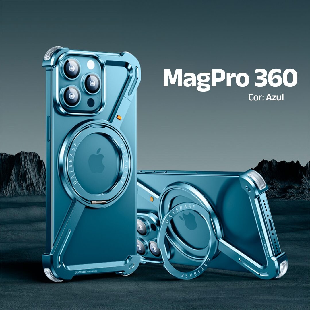 MagPro 360 - Capinha iPhone Ultra Futurista - Clube Boss