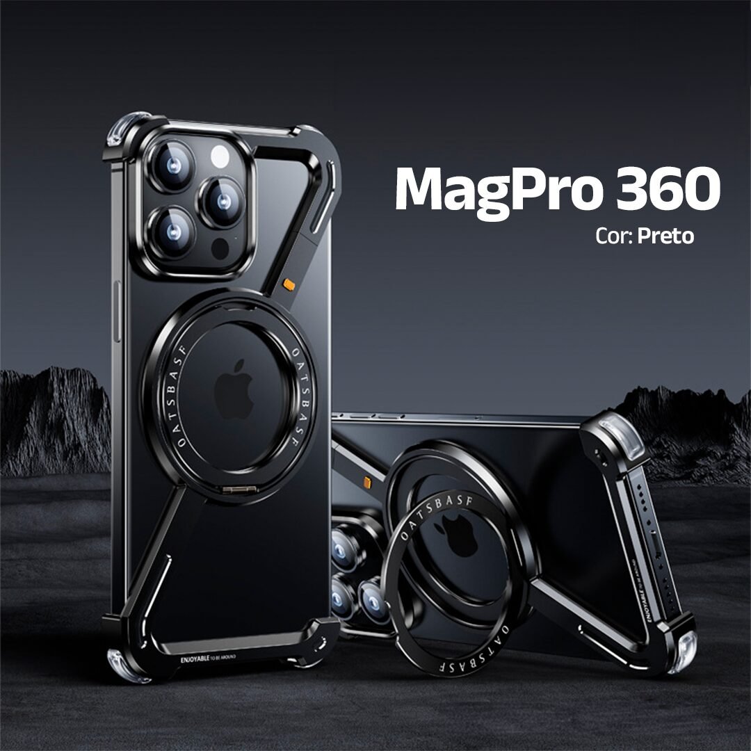 MagPro 360 - Capinha iPhone Ultra Futurista - Clube Boss