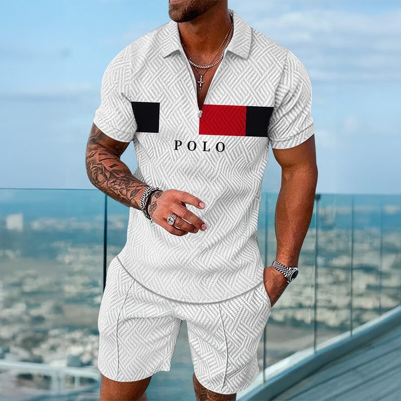 Conjunto Polo Estampado Calvanoir Style - Clube Boss