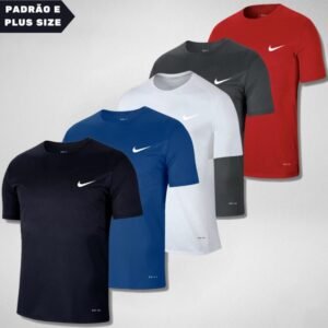 KIT 5 Camisetas Nικe Dry fit Academia Casual Unissex